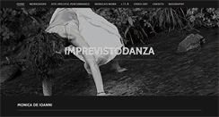 Desktop Screenshot of imprevistodanza.com